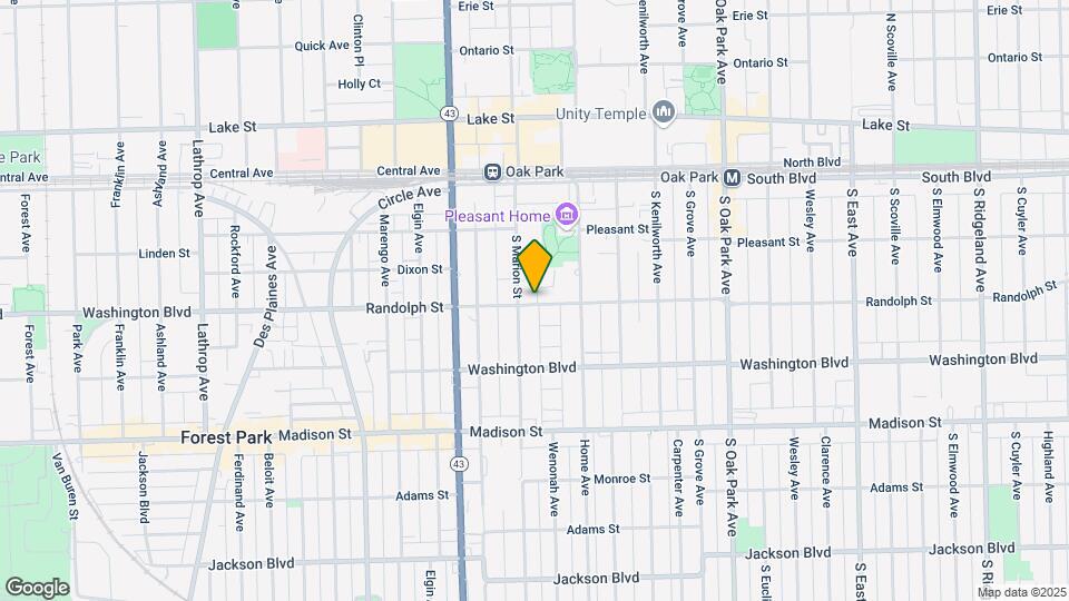 1036-1038 Randolph St Map and Location Details