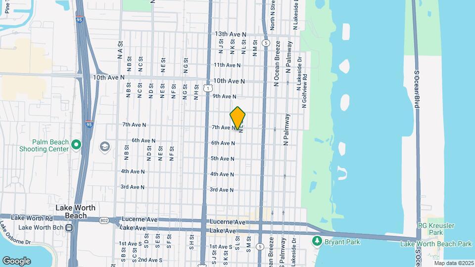 623 N L St Map and Location Details