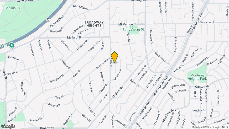 1836 Denstone Pl Map and Location Details