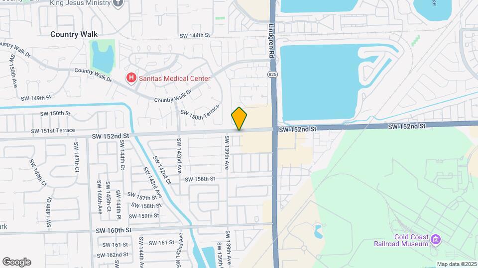 13839 SW 152nd Terrace Map and Location Details