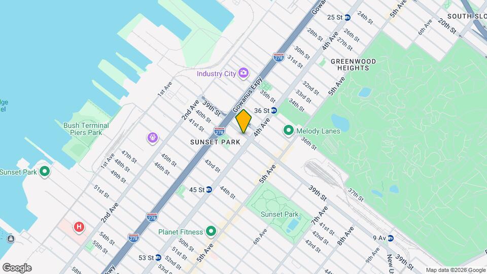 366 39th Street Map and Location Details