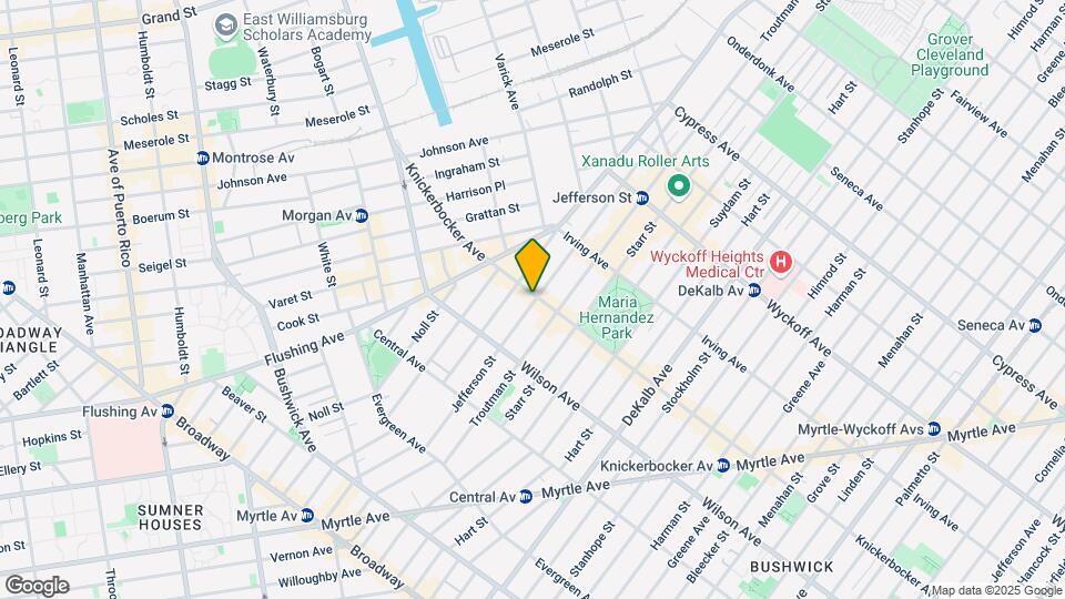 192 Knickerbocker Ave Mapa y Detalles de la Ubicación