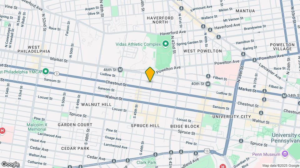 38 S 44th St Map and Location Details