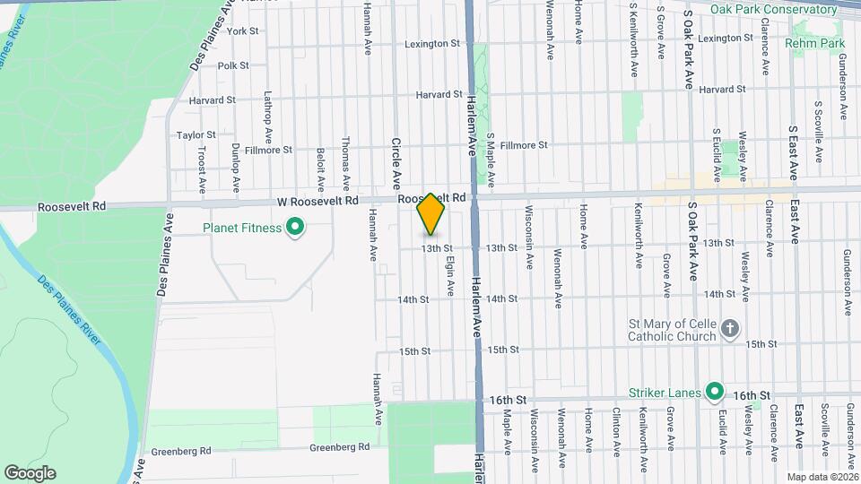 1242 Marengo Ave, Unit 1 Mapa y Detalles de la Ubicación
