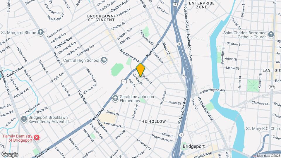 624 Grand St Map and Location Details