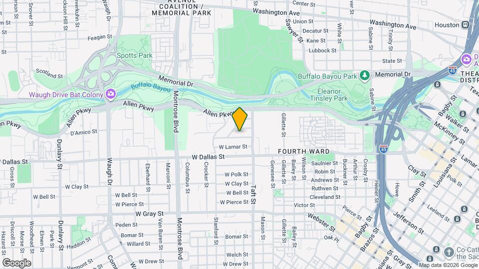 1926 W McKinney St Map and Location Details