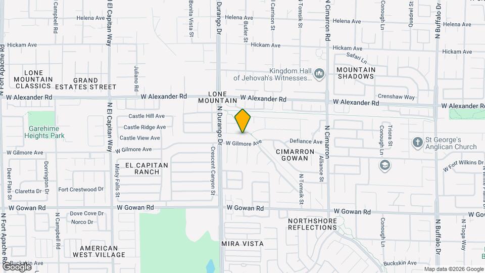 8409 Lost Gold Ave Map and Location Details
