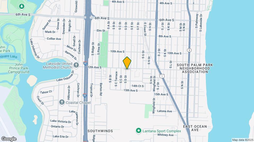 1210 S D St Map and Location Details