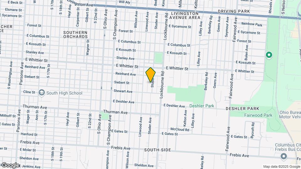 1185 Studer Ave Map and Location Details