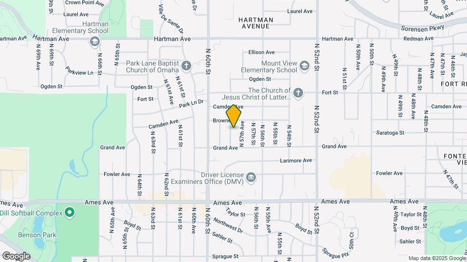 5009 N 58th St Map and Location Details