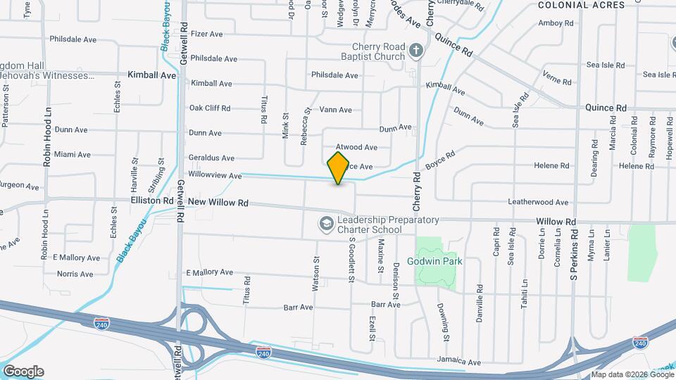 4219 Willowview Ave Map and Location Details