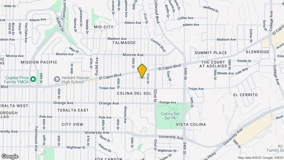 4343 Altadena Ave Map and Location Details