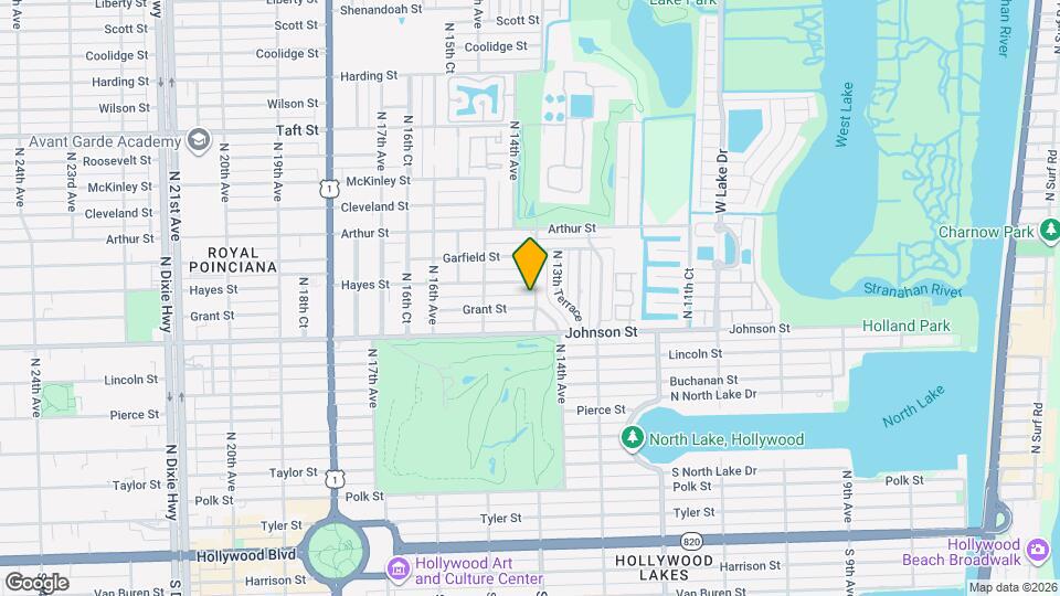 1401 Grant St Map and Location Details