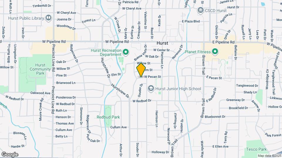 317 W Pecan St Map and Location Details