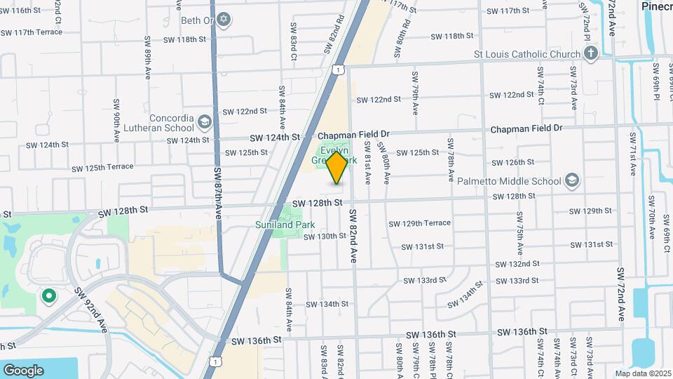 8267 SW 128th St Map and Location Details