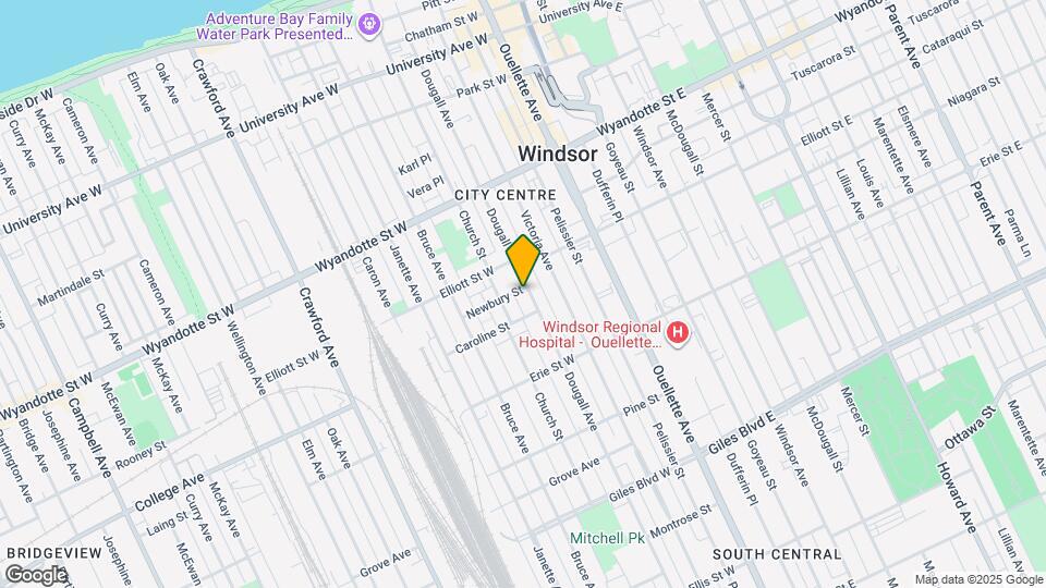 849 Dougall Ave Mapa y Detalles de la Ubicación