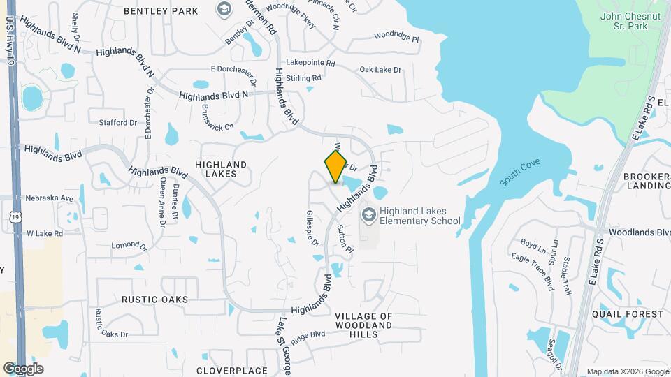 1225 Gillespie Dr N Mapa y Detalles de la Ubicación