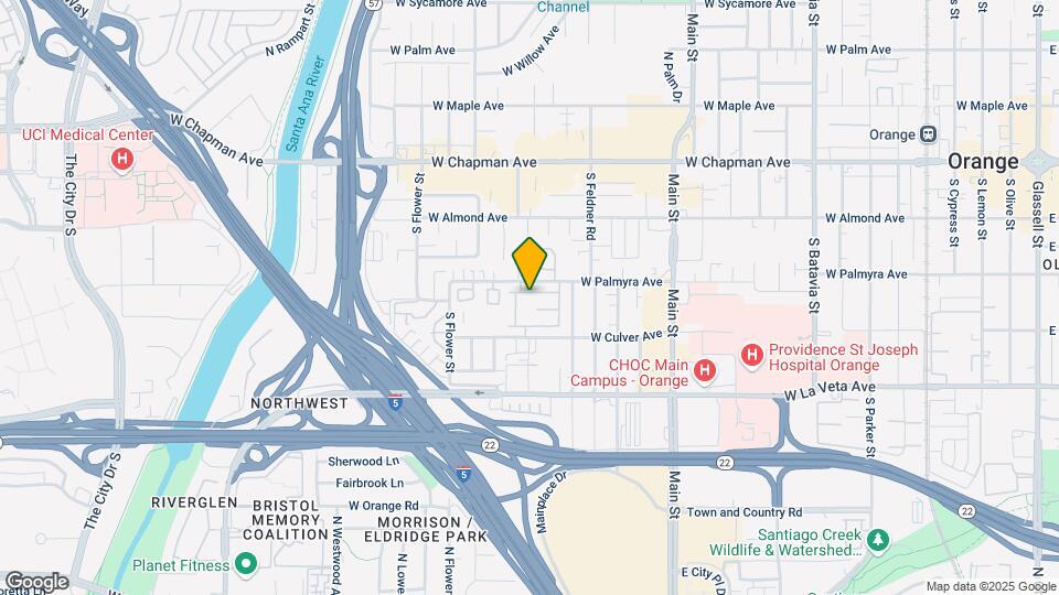 1910 W Palmyra Ave Map and Location Details