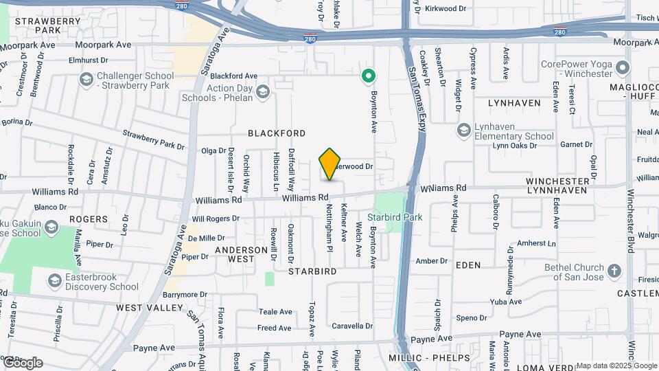 3836 Barker Dr Map and Location Details