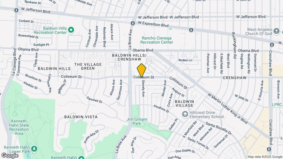 5000 Coliseum St Mapa y Detalles de la Ubicación