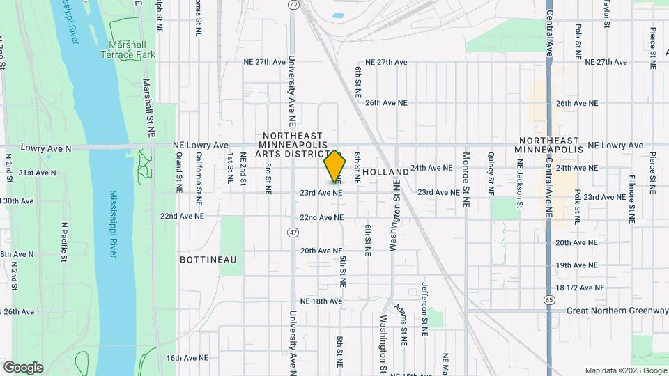 421 23rd Ave NE Map and Location Details