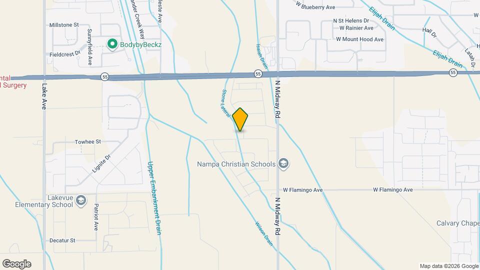 Middlebury North Townhomes Map and Location Details