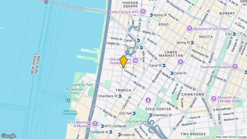 90 Hudson St Map and Location Details