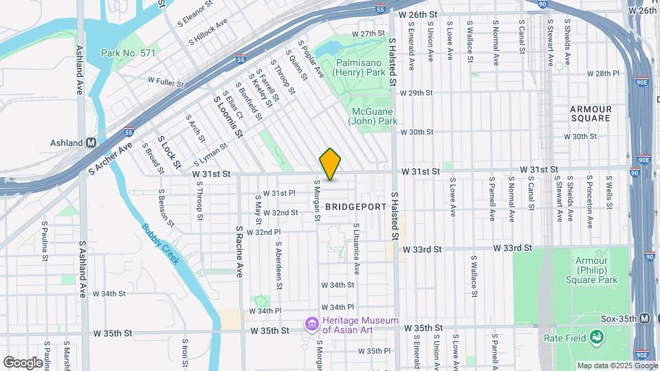 940 W 31st Pl Map and Location Details