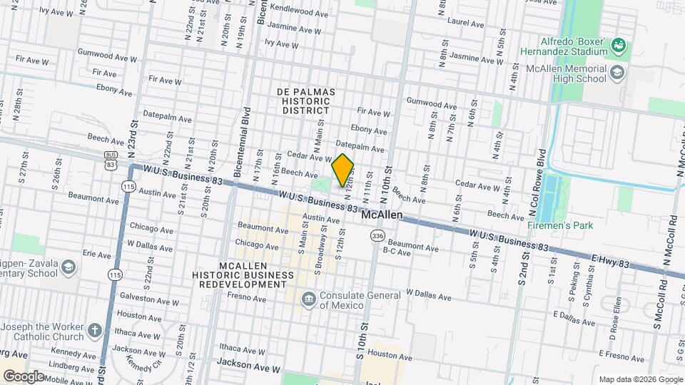 10 N Broadway St Mapa y Detalles de la Ubicación