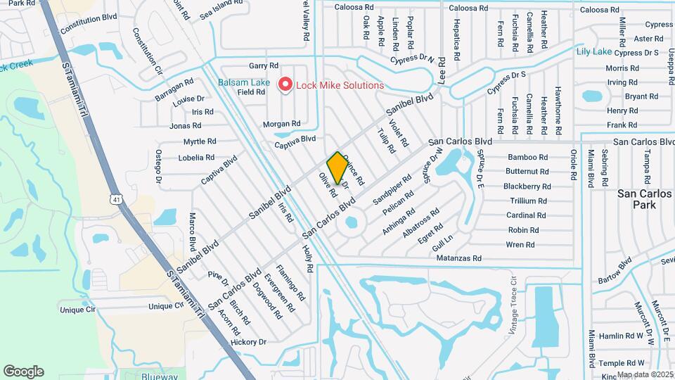18561 Olive Rd Map and Location Details