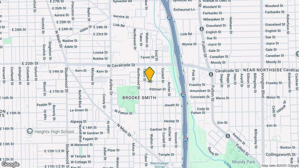 1109 Walton St Map and Location Details