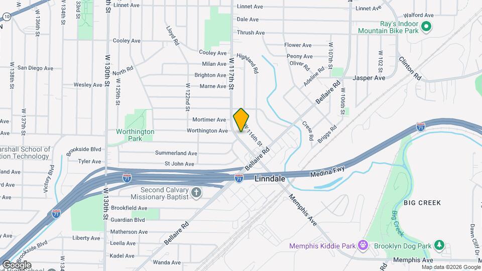 3881 W 117th St Map and Location Details