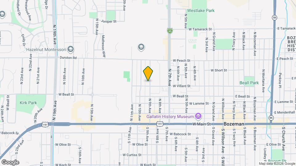 905 W Villard St Map and Location Details