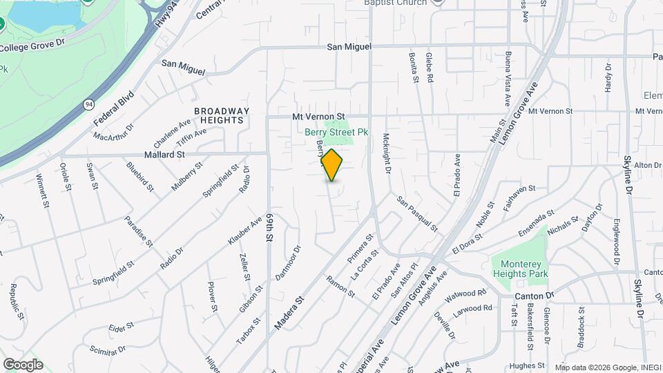 2127 Berry St Map and Location Details