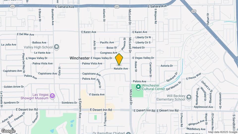 2812 Natalie Ave Map and Location Details