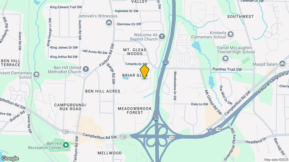 2016 Briar Trail Ct SW Map and Location Details