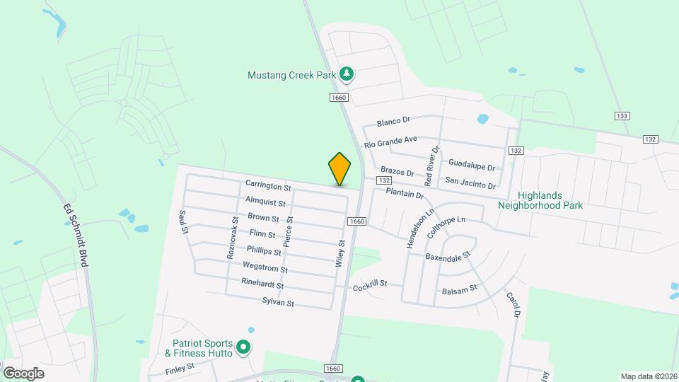 110 Carrington St Map and Location Details