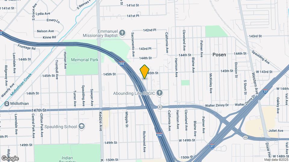 14521 S Richmond Ave Map and Location Details