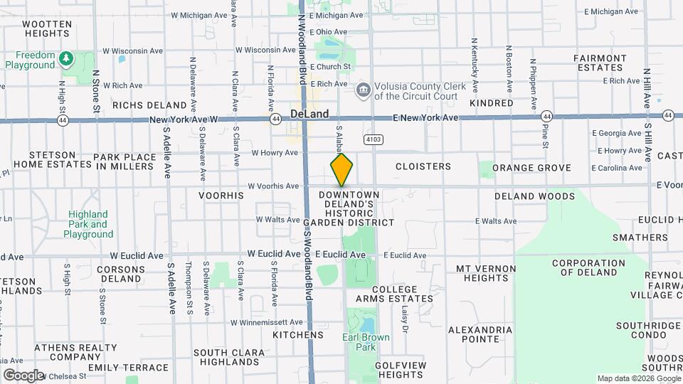 312 1/2 S Alabama Ave, Unit Chelsea's Place Mapa y Detalles de la Ubicación