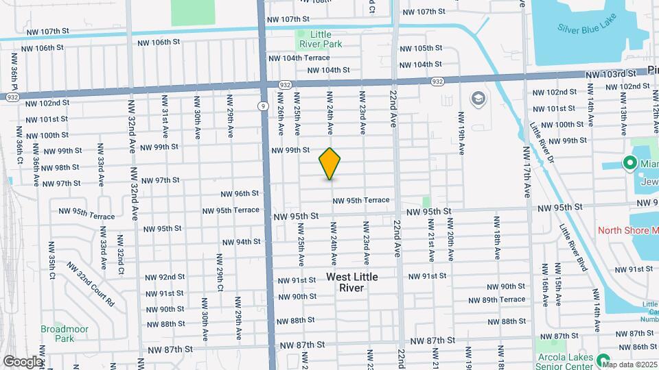 9600 NW 24th Ave Map and Location Details