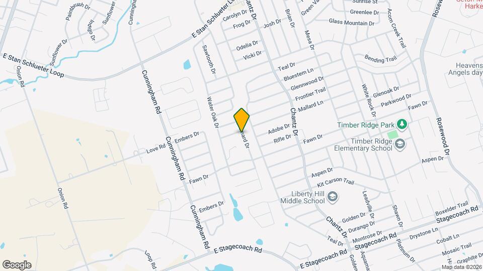 4208 Shagbark Dr Map and Location Details