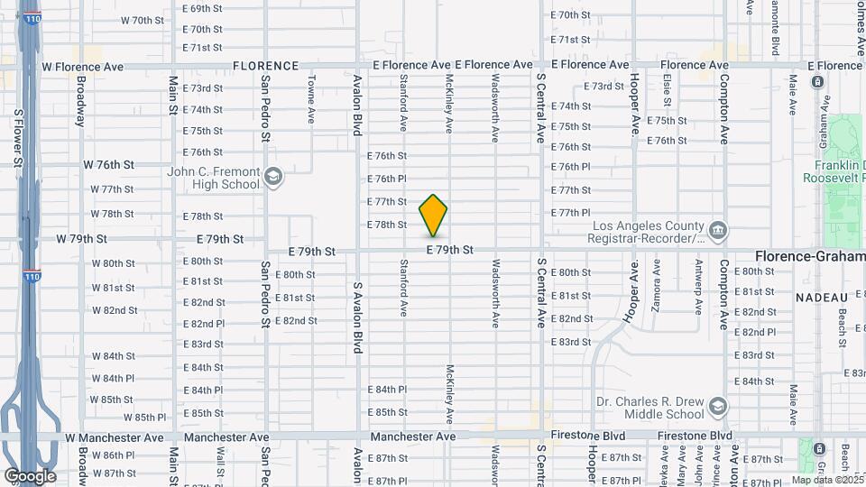 739 E 79th St Mapa y Detalles de la Ubicación