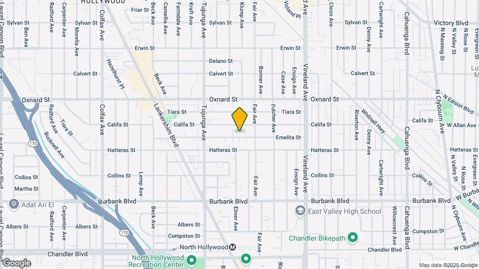 11233 Emelita St Map and Location Details