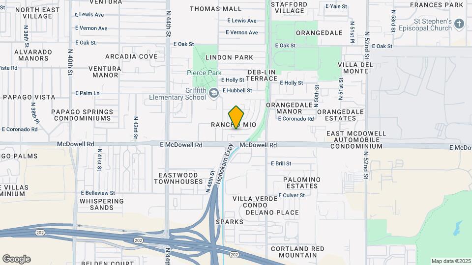 4625 E Almeria Rd Mapa y Detalles de la Ubicación