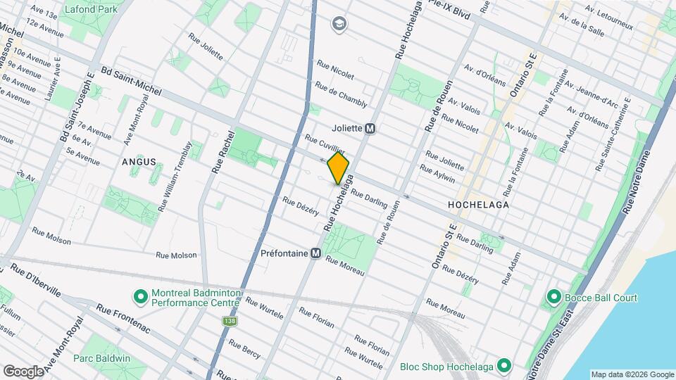 3283 Hochelaga Map and Location Details