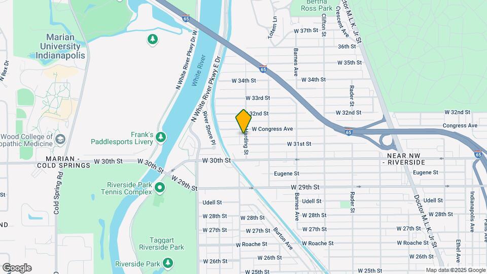 3116 N Harding St Map and Location Details