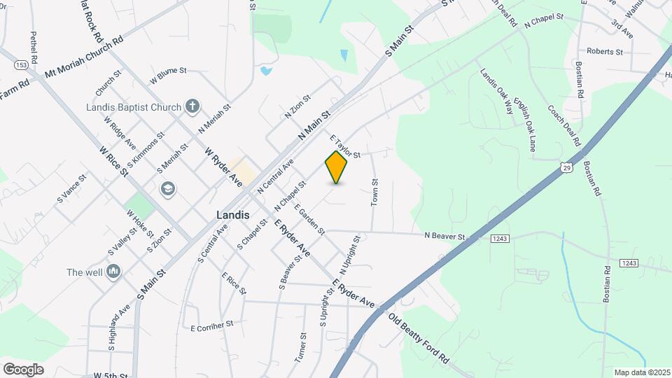 314 N Correll St Map and Location Details