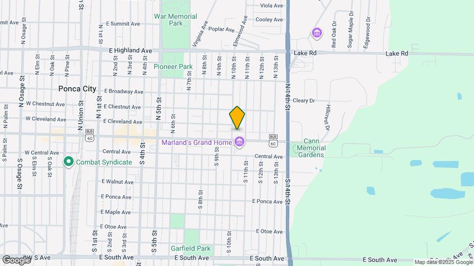 109 N 10th St Map and Location Details