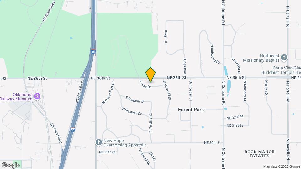 3501 Evans Dr Map and Location Details