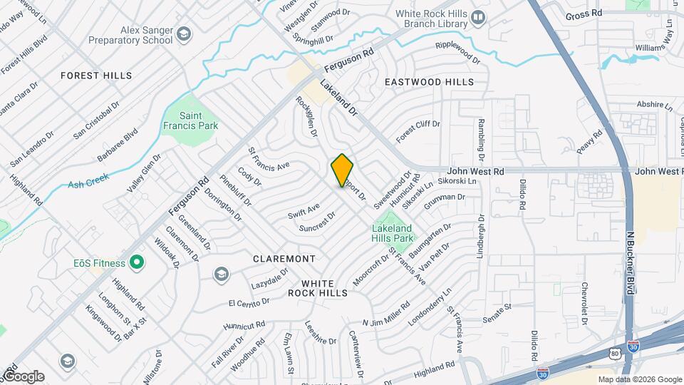 2528 St Francis Ave Map and Location Details